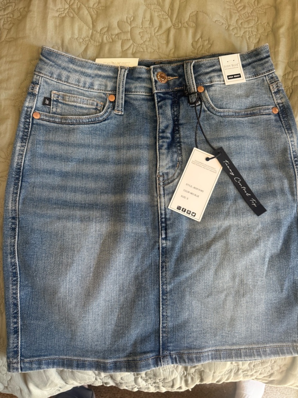 Judy Blue Denim Skirt - NEW